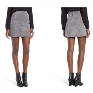 BLANK NYC GREY LEATHER SKIRT (26)
